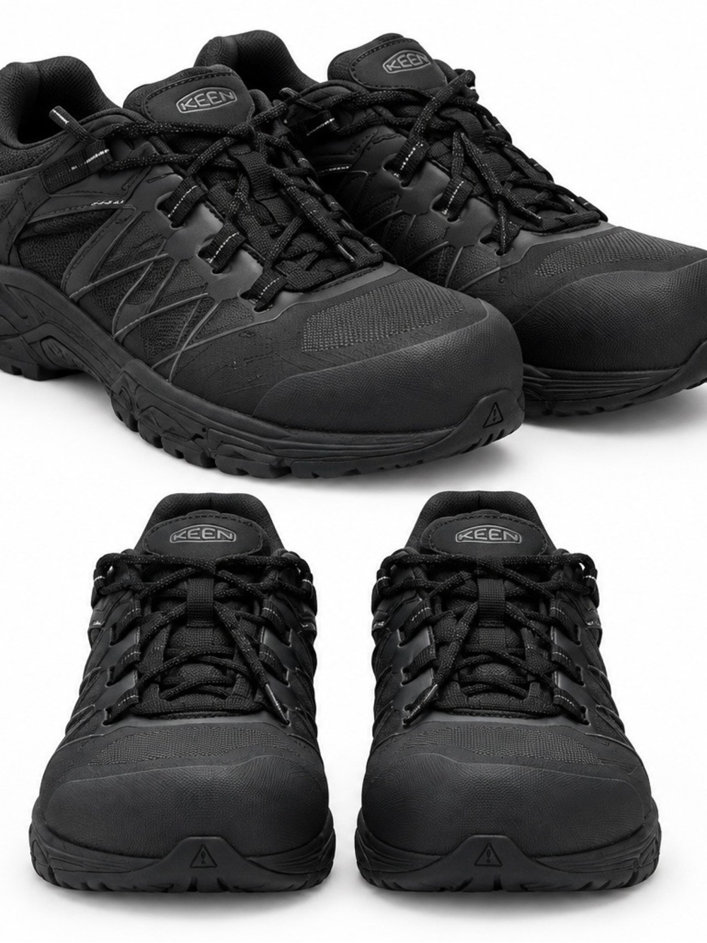 KEEN Women’s Black Low-Profile Steel Toe Sneakers